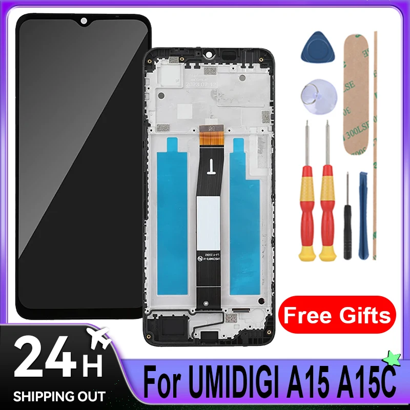 For UMIDIGI A15/A15C/LCD Display + Touch Screen + Frame Full