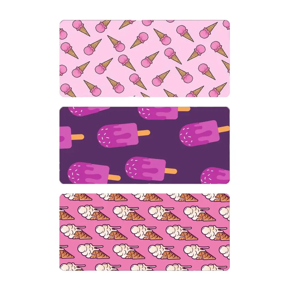 food sweet I-Ice Cream Mouse Pad Mousepad Large Gaming LockEdge Thickened PC Table Desk Mat