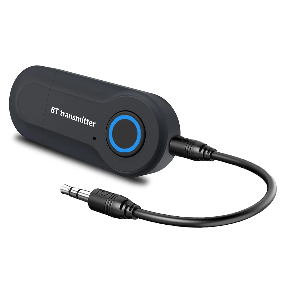 Bezprzewodowy adapter audio kompatybilny z Bluetooth nadajnik 4.2 3 złącze 5 MM komputerowy nadajnik telewizyjny AUX USB samochodowy konwerter BT