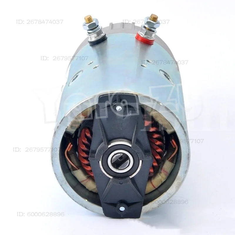 Hydraulic DC Forklift Motor 12V 2.5KW 24V 2.8KW Clockwise ZD12250 ZD24250 Forklift, Wing Truck, Tail Lift, Lifting Platform