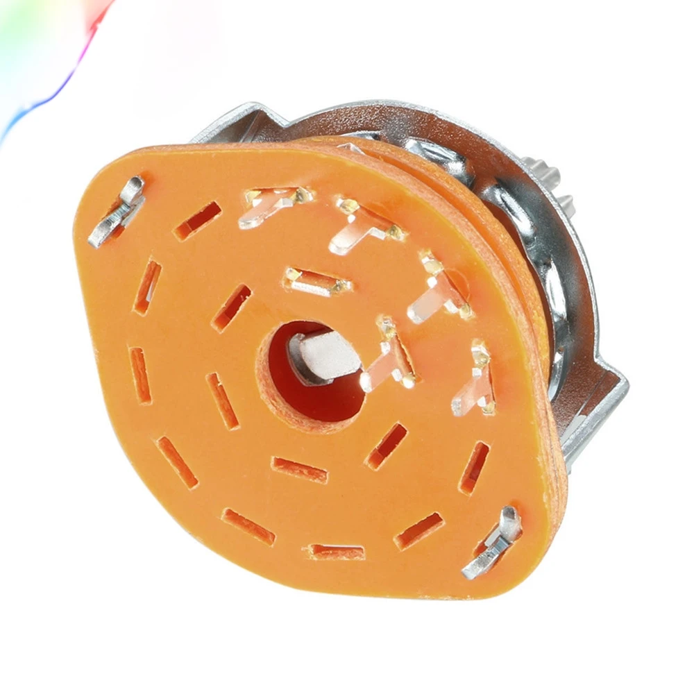 2Pcs 5Pin 1P4T 1 Pole 4 Position Selectable 2 Deck Band Selector Rotary Switch  RS25 1*4