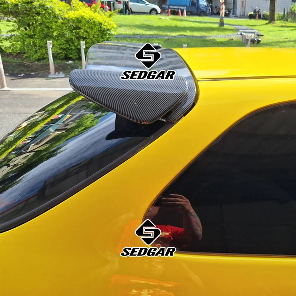 For 1996--2000 Honda Civic EK9 GEN 6 Hatchback Roof Spoiler High Quality ABS Plastic Unpainted SpoilerTrunk Boot Wing Spoiler
