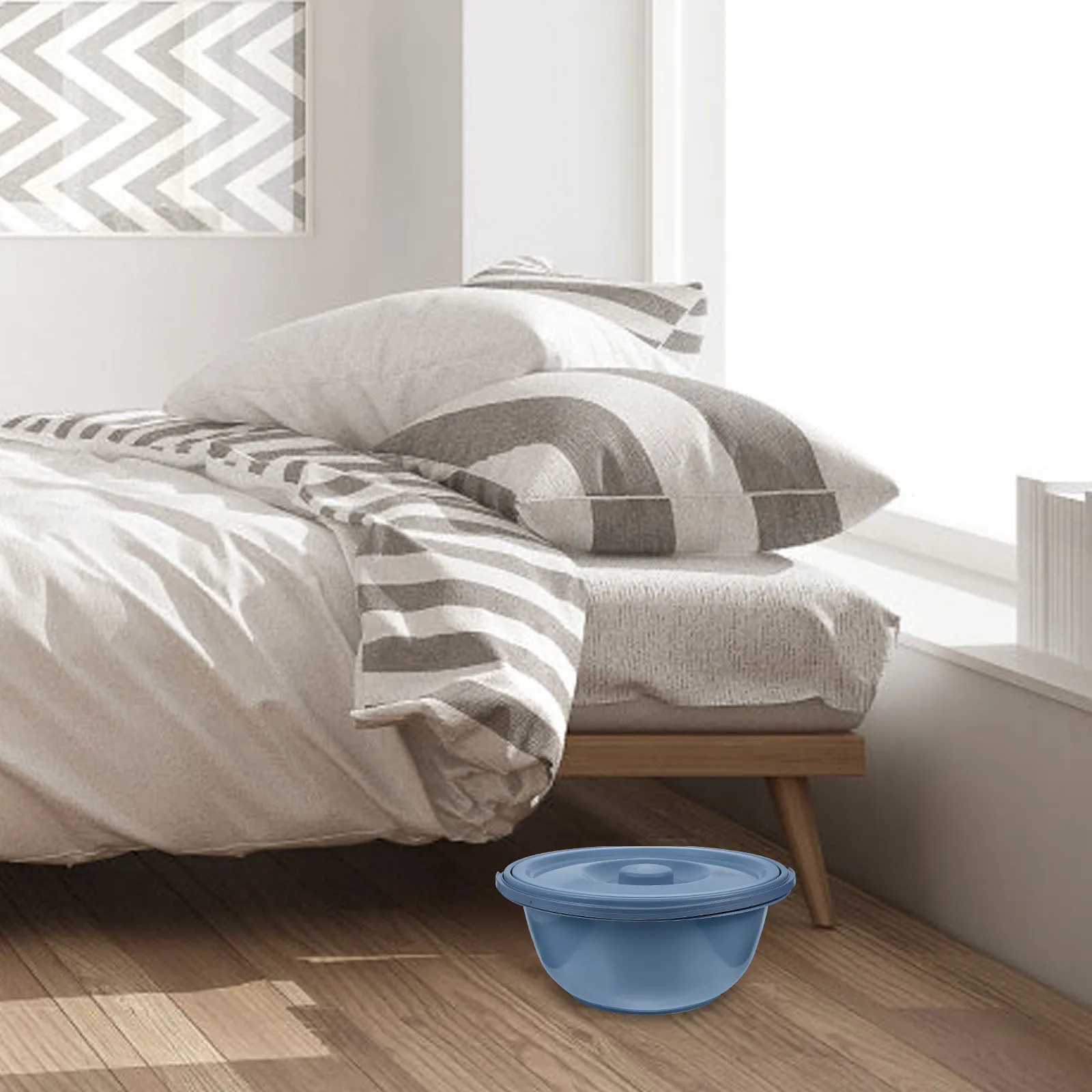 1 قطعة وعاء غرفة المسنين المبصقة غطاء المحمولة مقبض مبولة دلو المنزل المنزلية المحمولة مبولة دلو المبصقة مع غطاء #4