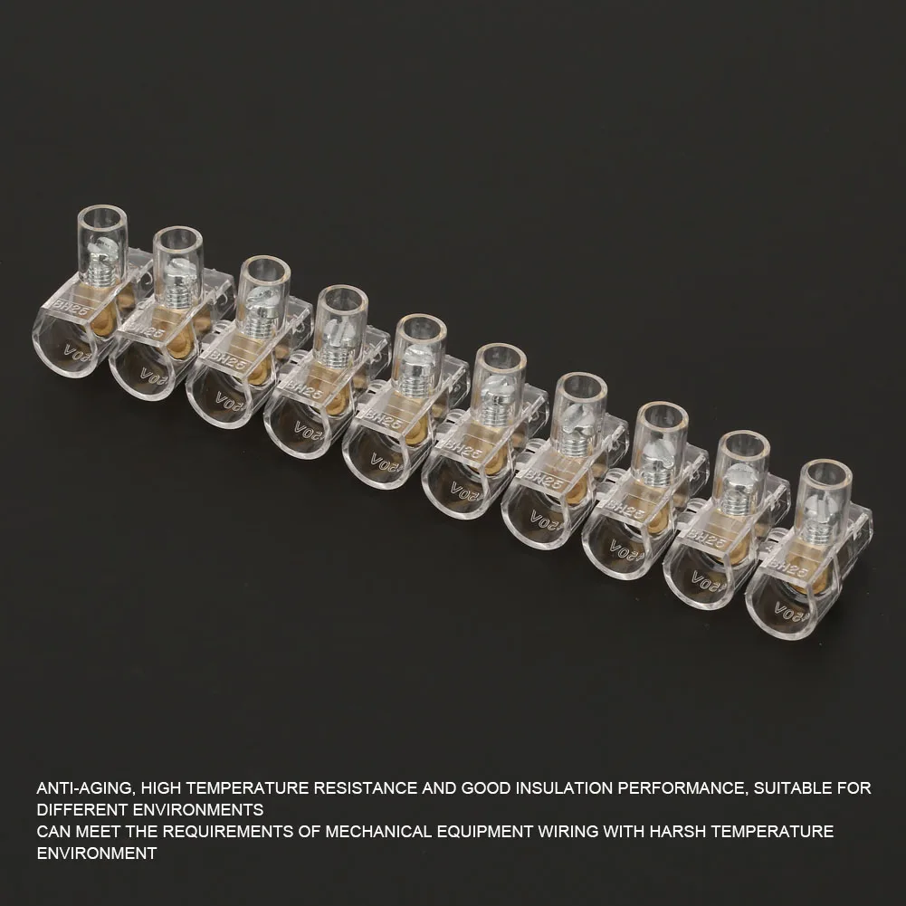 Connector Strip Barrier Screw Connector Strip Terminal Blocks Electrical Wire Terminal Connector Terminal Blocks