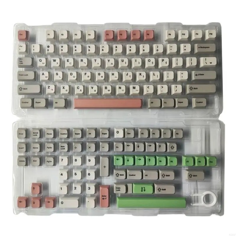 896F 138Key/Đặt hồ sơ XDA 9009 Keycaps retro PBT Sublimation Keycaps cho bàn phím cơ học
