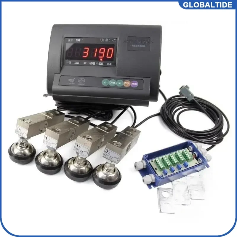 0-3T Small Floor Scale Electronic Platform Weighbridge Complete Set with Sensor Indicator for Animal Husbandry Industrial Use
