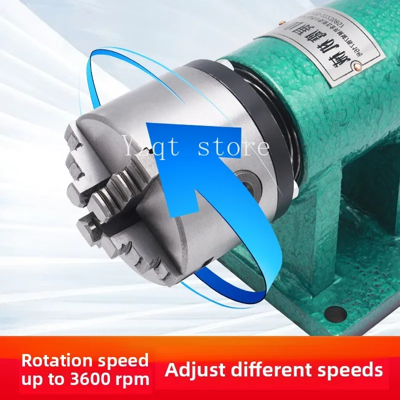 Self-made lathe spindle woodworking DIY metal assembly bead machine three-jaw four-jaw chuck transformation set automation