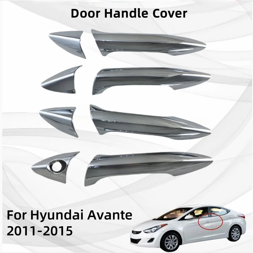 

Door Handle Cover 100% New ABS plastic For Hyundai Avante 2011 2012 2013 2014 2015 Car Stickers Cars Accessories