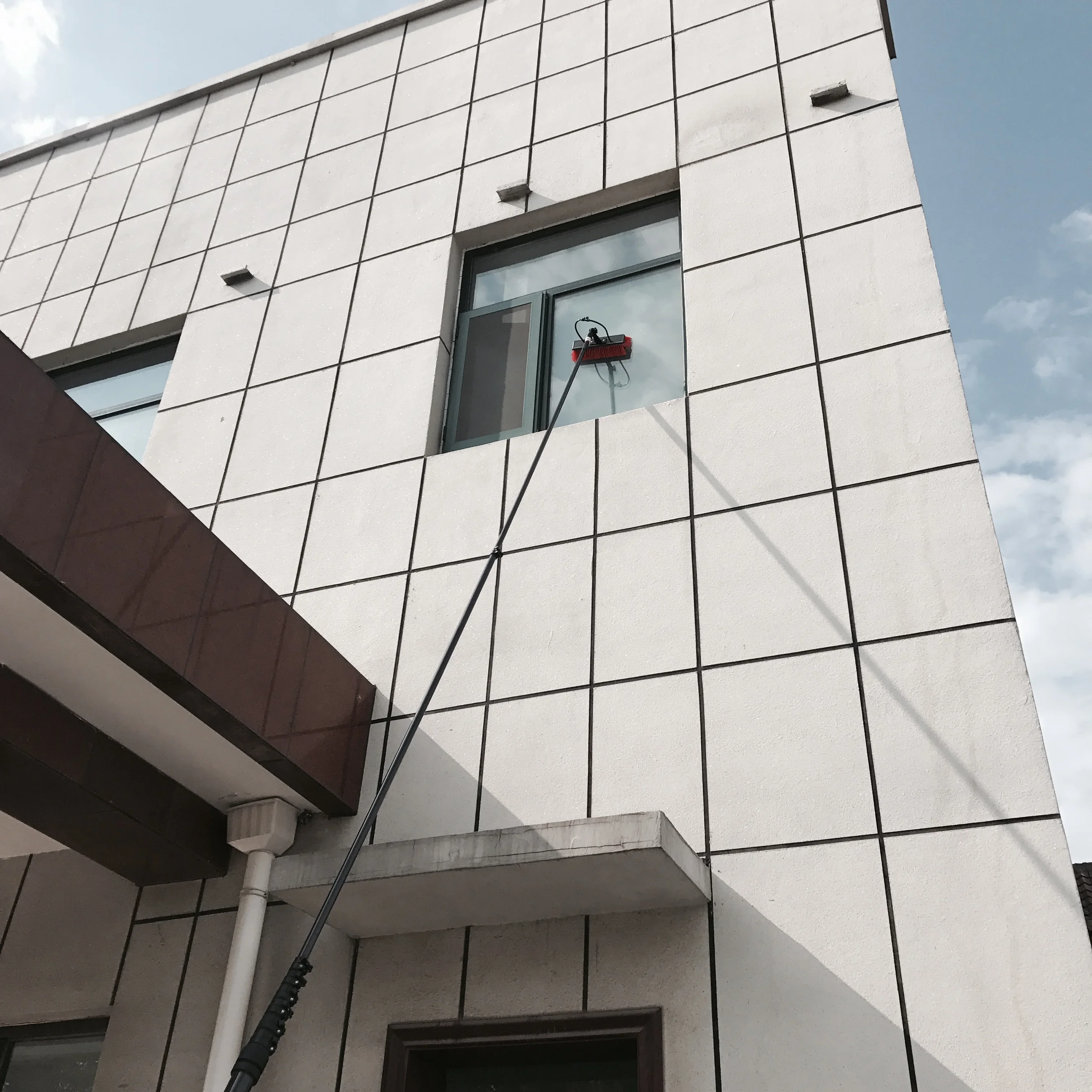 High performance 5m 100% carbon fiber telescopic pole for window cleaning