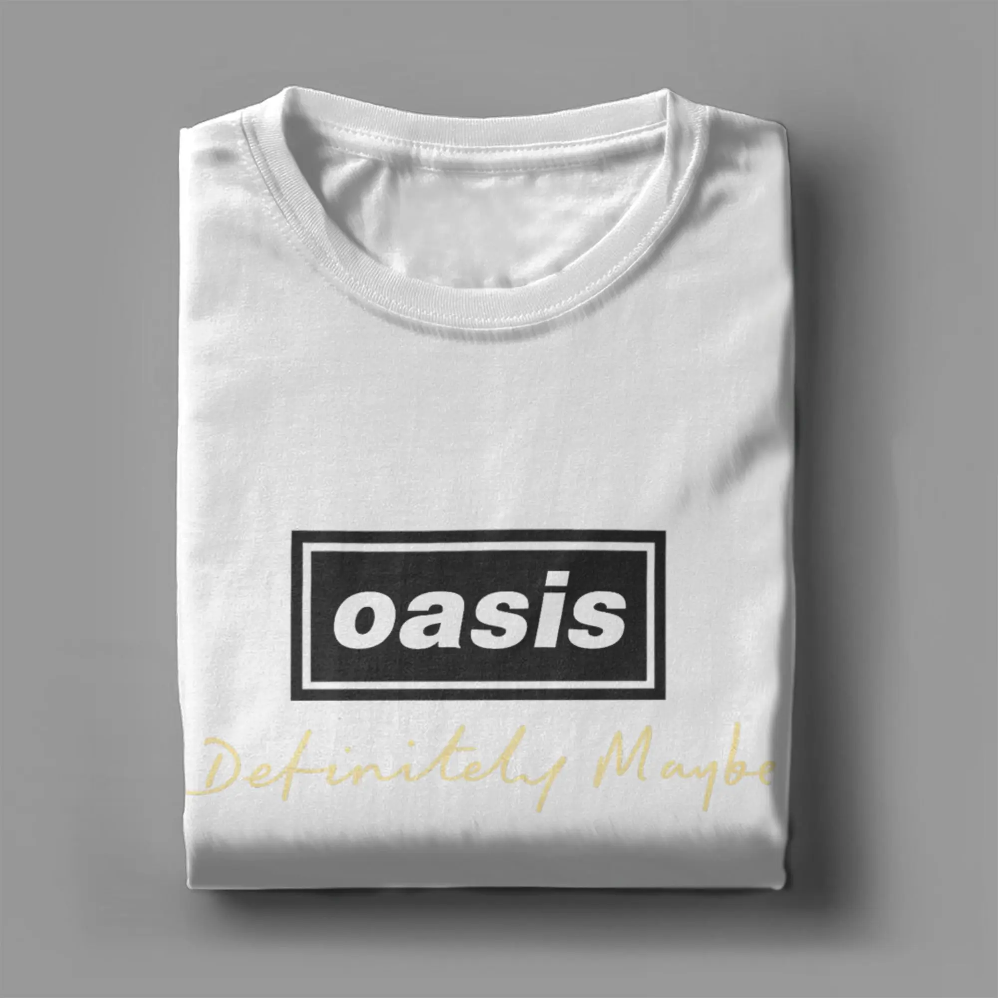 الفكاهة واسي بالتأكيد ربما تي شيرت للرجال رقبة مستديرة 100% قطن تي شيرت جولة قصيرة الأكمام تيز حجم كبير الملابس