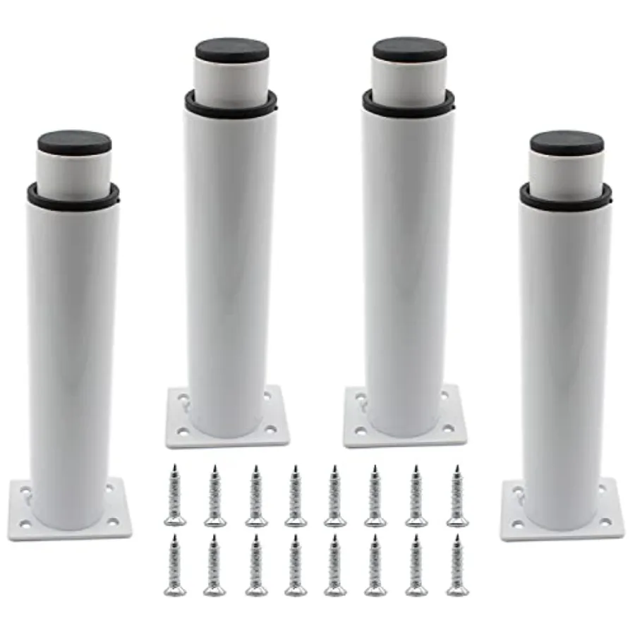 

4 Pack Adjustable Furniture Legs Stainless Steel Support Feet Heavy Duty Replacement Legs for Sofa TV Cabinet Couch Coffee Tabl