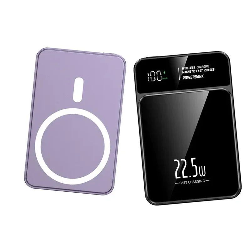 بنك الطاقة المغناطيسي 30000mAh 20W شاحن لاسلكي سريع آيفون 15 14 13 12 سامسونج S23 S22 Xiaomi بطارية محمولة Powerbank #6