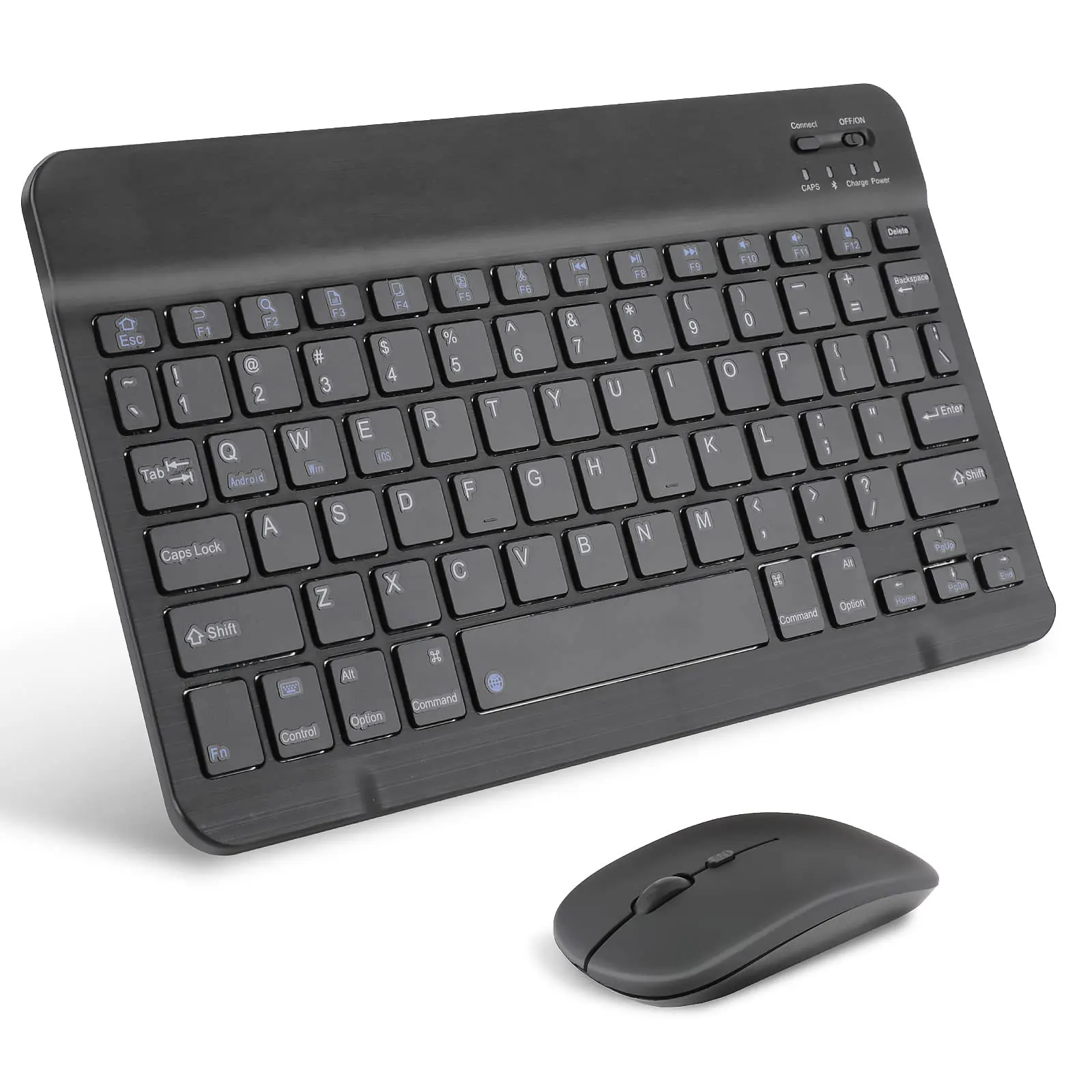 Kit Teclado e Mouse Bluetooth Cores Suaves e Ergonômico Compatível com Múltiplos Dispositivos Ideal para Home Office e Estudos