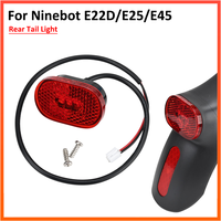 Rear Tail Light For Ninebot E25 E45 E22D Electric Scooter Fender Safety Warning Light Waterproof Brake Lamp Parts