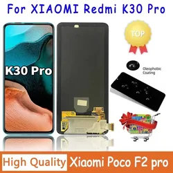 AMOLED New For Xiaomi Redmi K30 Pro Display Touch Screen Digitizer Parts For Xiaomi Pocophone Poco F2 Pro M2004J11G LCD Display