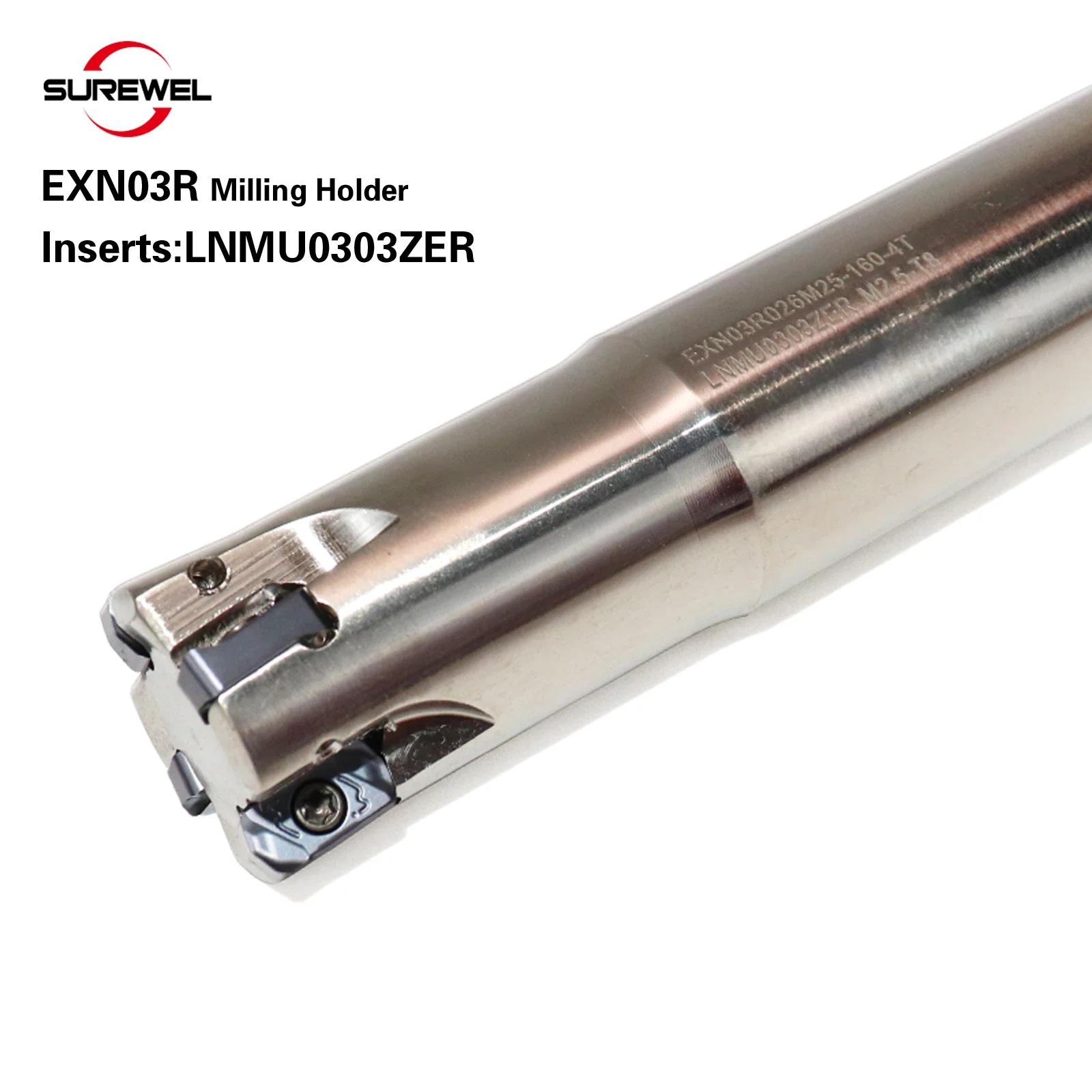 

EXN03R CNC milling cutter rod with large cutting depth fast feed and high efficiency,Install milling cutter insert LNMU0303