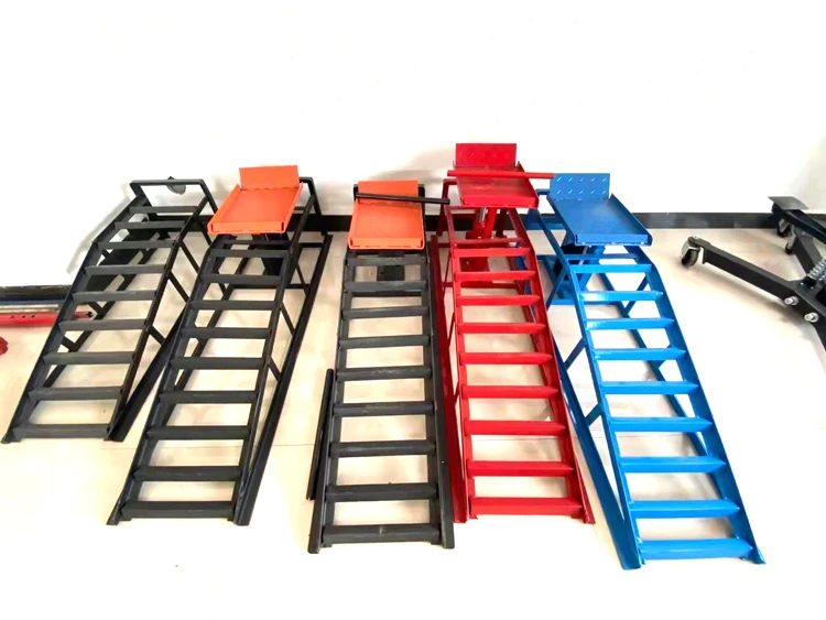 2T 5T Voertuig Hydraulische Stalen Auto Ramp Jack Lift