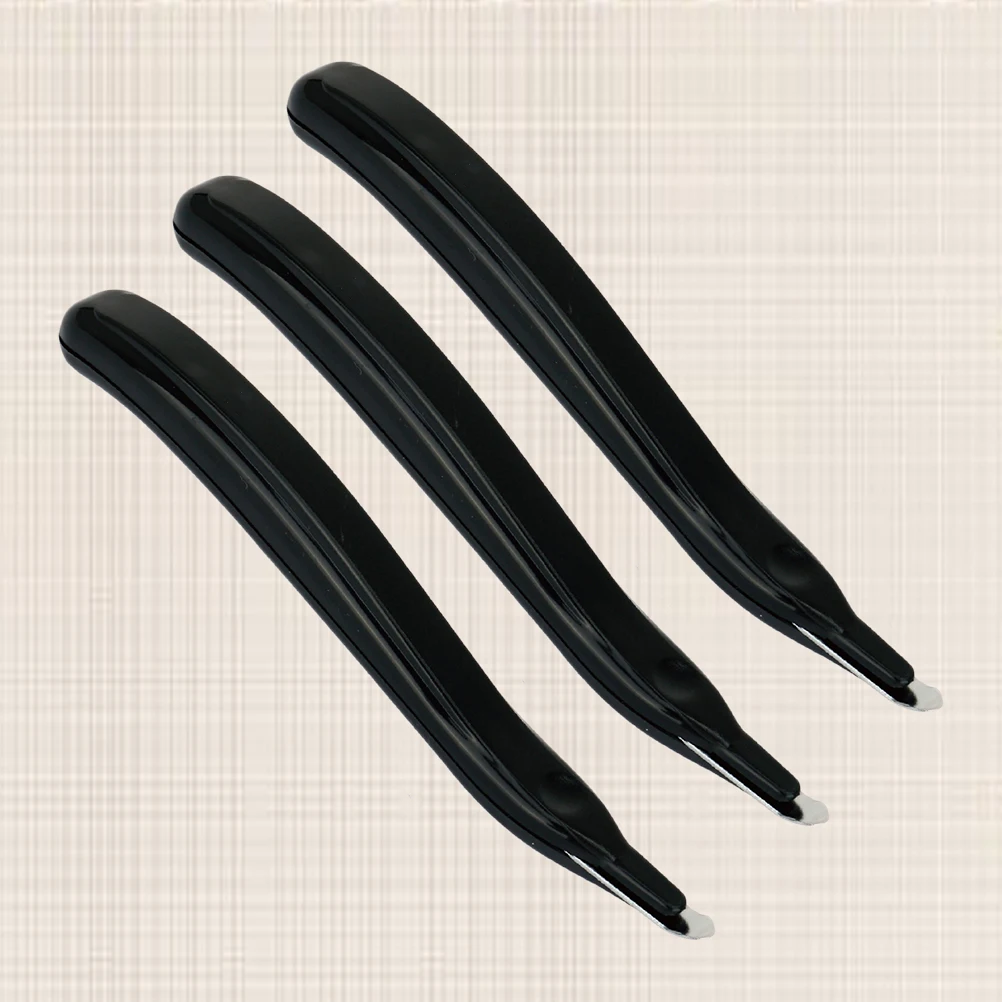

3Pcs Universal Needle Remover Labor Saving Staple Remover Plastic Handheld Nail Puller Without Logo(Black)