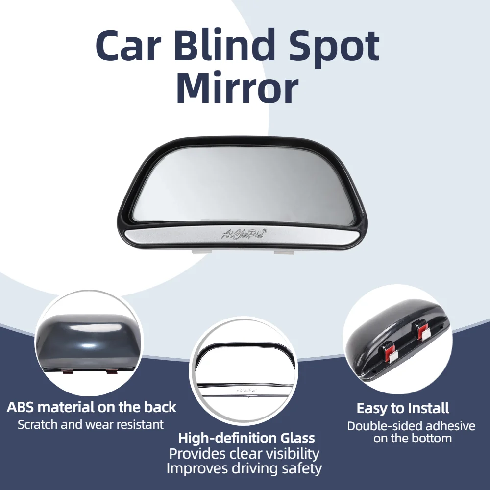 Car Blind Spot Mirror Reversing Auxiliary Wide Angle Mirror for Suzuki Jimny Jeep Wrangler JL JK TJ 1997-2026 Exterior Accessory