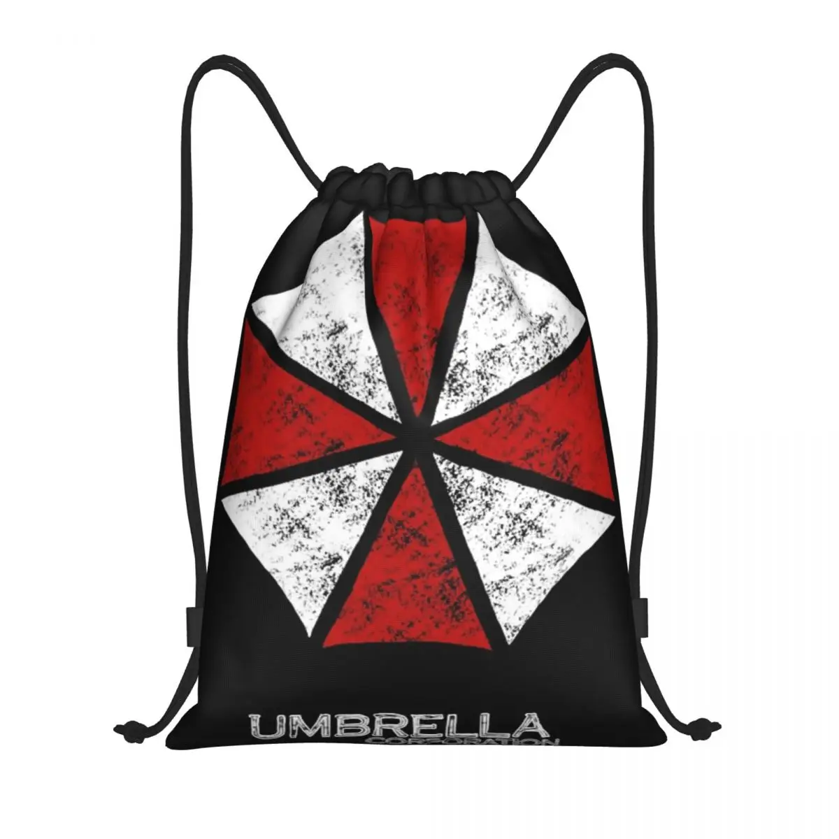 Custom Name Waterproof Outdoor Beach Swimming Sports Drawstring Backpack Resident Evil Organizer Gym Storage Bag