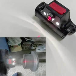 Car tire infrared positioning light lead block balance positioning line USB rechargeable tire balance laser light 2 LED lights