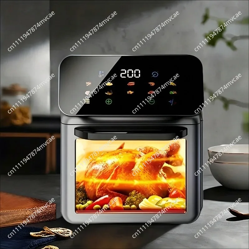 Air Fryer Super Large Capacity Best Selling Electric Fryer Household Oven Style Oil Free Cooker Rapid Heat Crispy Fry Roast Bake