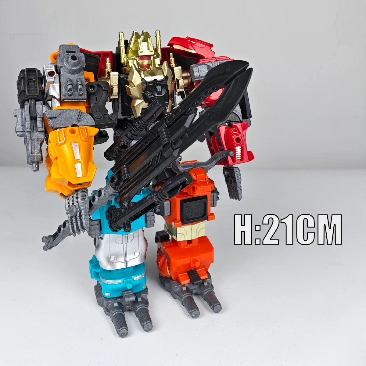 Mechanical besta robô transformação 21cm 5 em 1 predacons tengyang predaking figura de ação brinquedos infantis presente