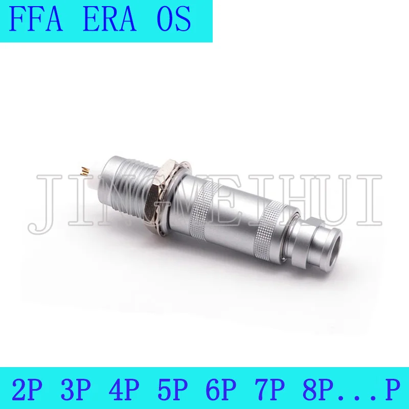 FFA ERA 0S M9 Single Core Coaxial Push-pull Self-locking Aviation Connector For Ultrasonic Probe Thickness Gauge Flaw Detector