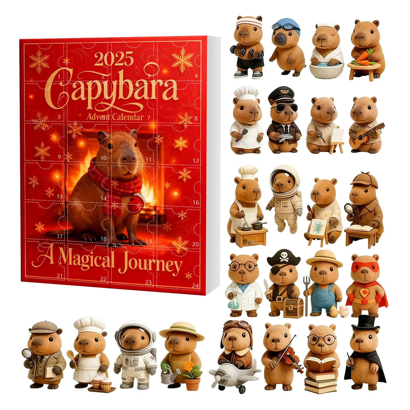 مؤقت ميكانيكي تقويم القدوم تشريح عيد الميلاد العد التنازلي قلادة تحتوي على 24 المعلقات الاكريليك ومؤقت المطبخ الفتيات #1