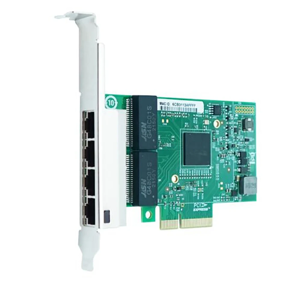 Cho Broadcom 5719 5719-4RJ45 PCIeX4 1G 4 Cổng Máy Chủ Adapter PCI-E X4 Gigabit Cổng Mạng NIC Chất Lượng Cao Nhanh Tàu