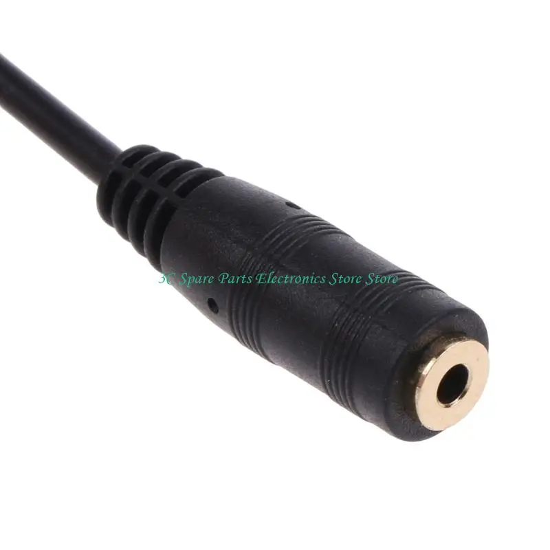 SZ 3-pole Male to Female Extend Cord Line AUX Wire for Headset Mics with 2.5mm Port