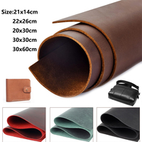 Leather Crazy Horse Oil Tanned Cowhide 2mm Thick Craft DIY Choice Size & Color