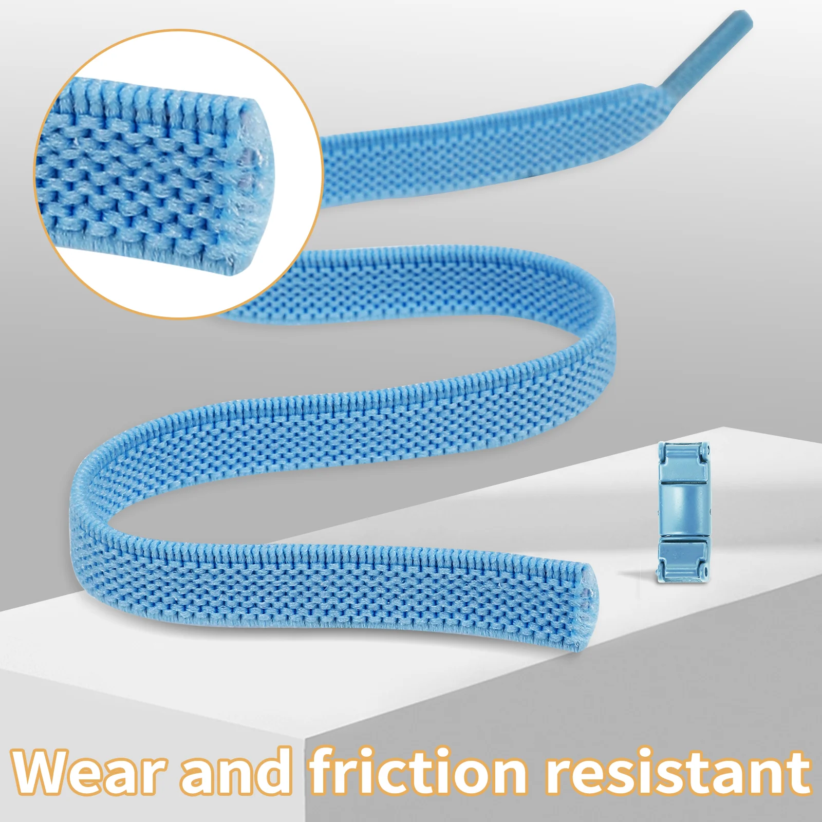 8MM 2023 No Tie Shoe Laces Press Lock Shoelaces Without Ties Elastic Laces Sneaker Kids Adult Widened Flat Shoelace for Shoes