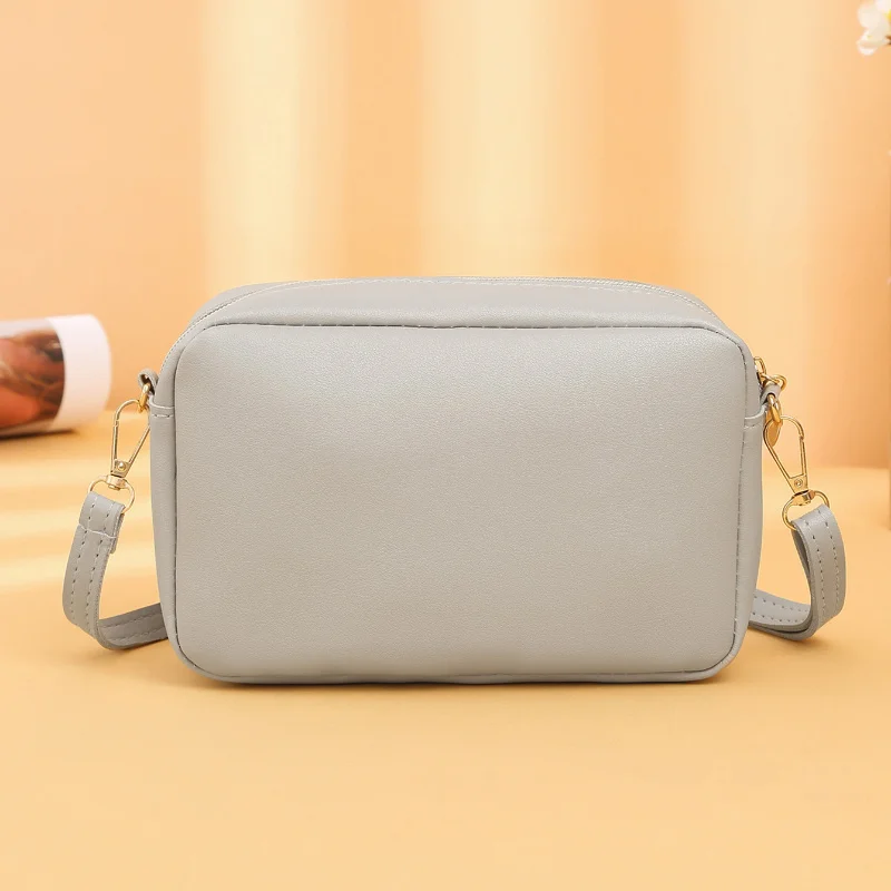 Umhängetasche für Mädchen, einfarbig, Umhängetasche, schlichtes Design, PU-Leder, leichte kleine Tasche, geeignet für Kindermode – Detail 6