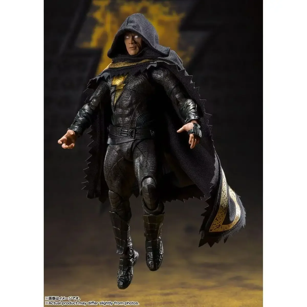 Bandai SHF Black Adam Anti-Hero Villain Dwayne Johnson Moving Figure Finished