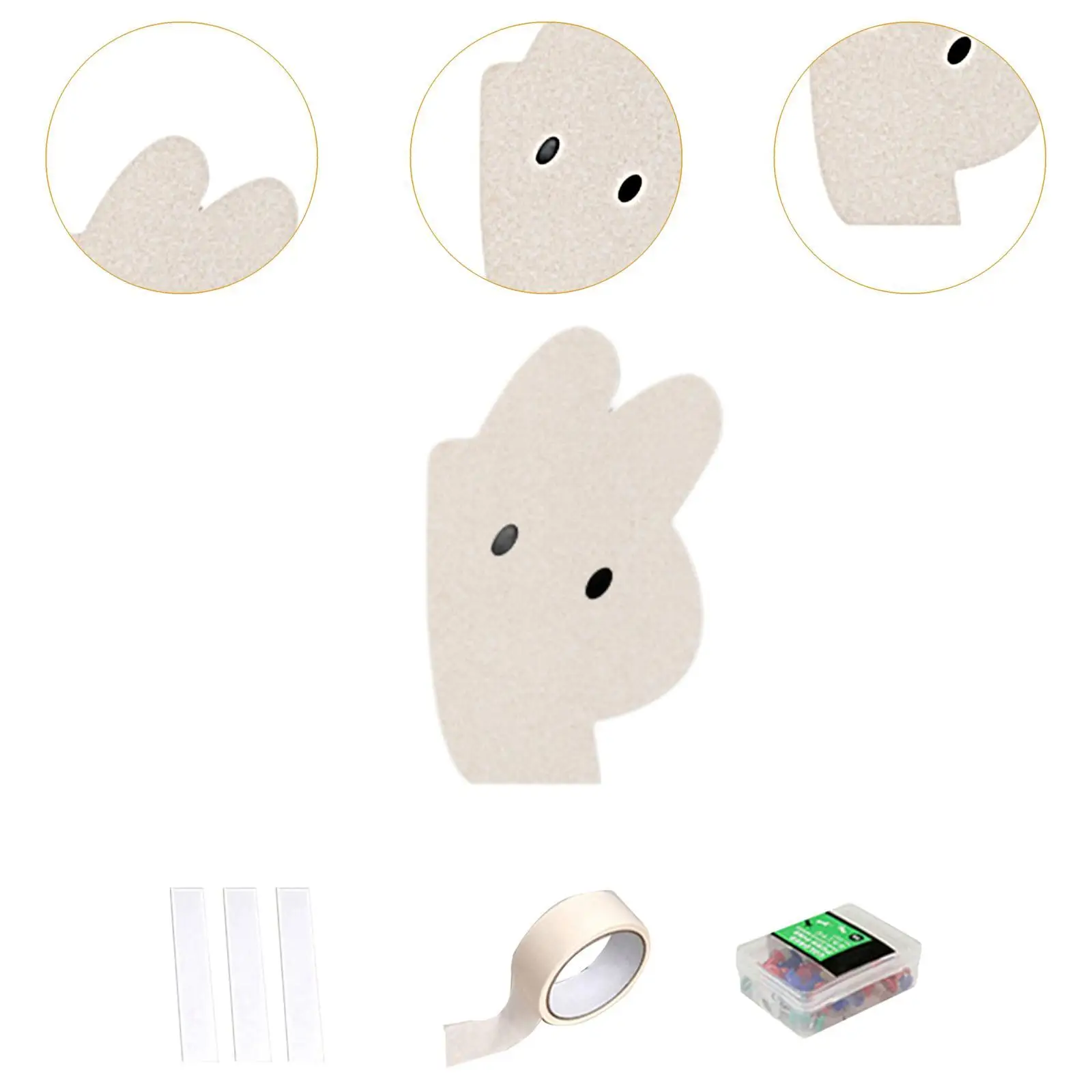 Felt Bulletin Board Felt Work Display Board Protector Office for Coffee Shop