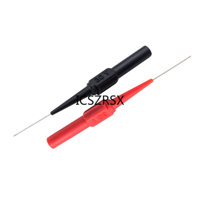 2/4PCS 30V Digital Multimeter Instrumentation Test Probe Pins Lead Equipment Instrument Part Insulation Wire Piercing Needle Tip