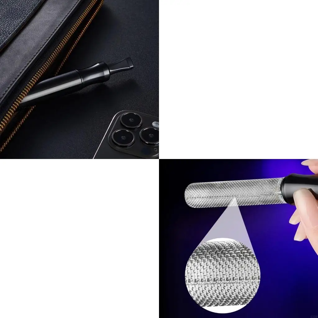 6XDF Dustfree Smoking Car Ashtray Aluminum Car Portable Smoke Cigarette Filter