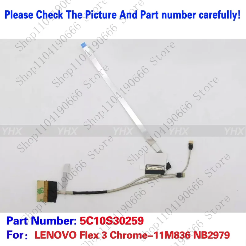 

++Notebook computer components New For LENOVO Flex 3 Chrome-11M836 NB2979 LVDS CABLE 5C10S30259.++