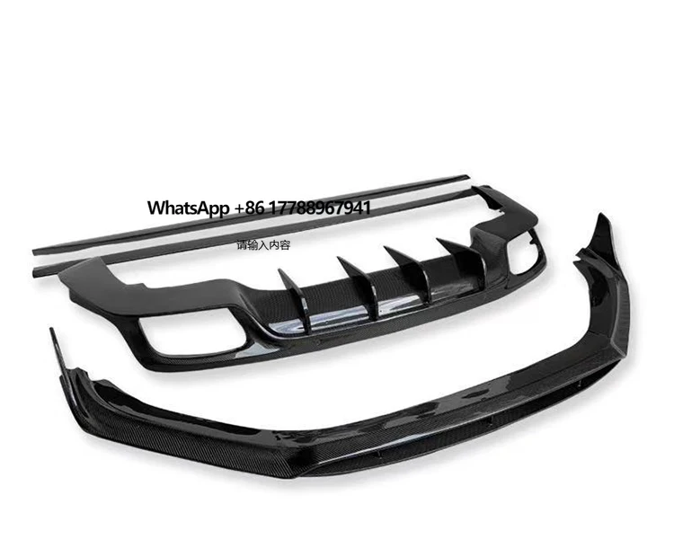 Runde High Quality Car Modification for Porsche Panamera 971 Carbon Fiber Material Body Kit Front Rear Lip Side Skirt Auto Parts