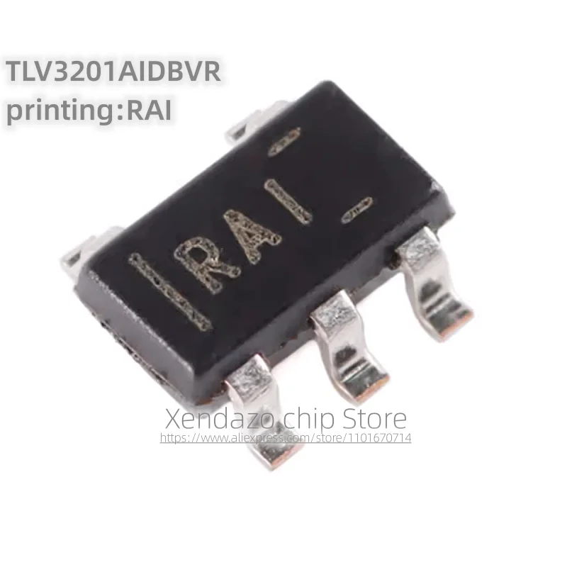 10pcs/lot TLV3201AIDBVR printing RAI SOT-23-5 package Original genuine Single channel high-speed low-power comparator chip