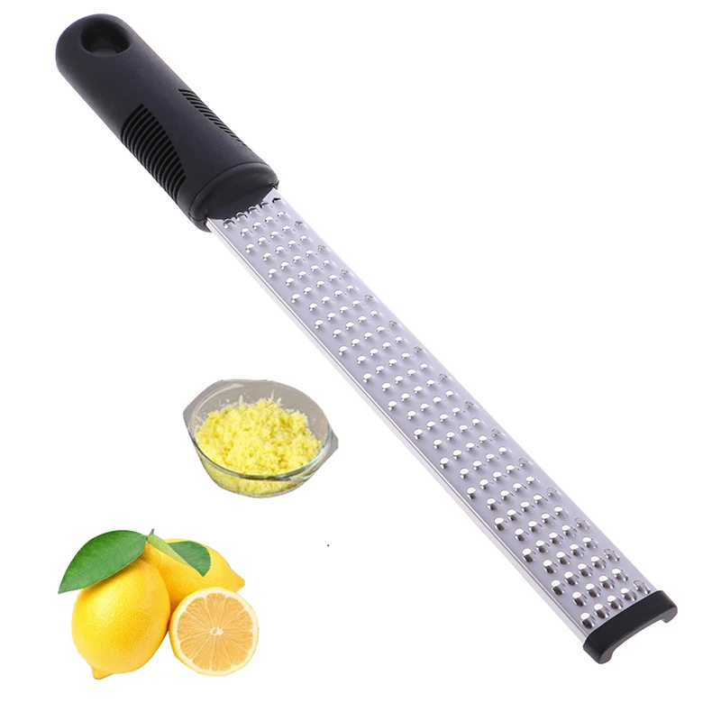 Kitchen Lemon Fruit Peeler Cheese Zester Microplane Grater Multifunctional Steel Vegetable Peeler Shredder Mini Spice Grater