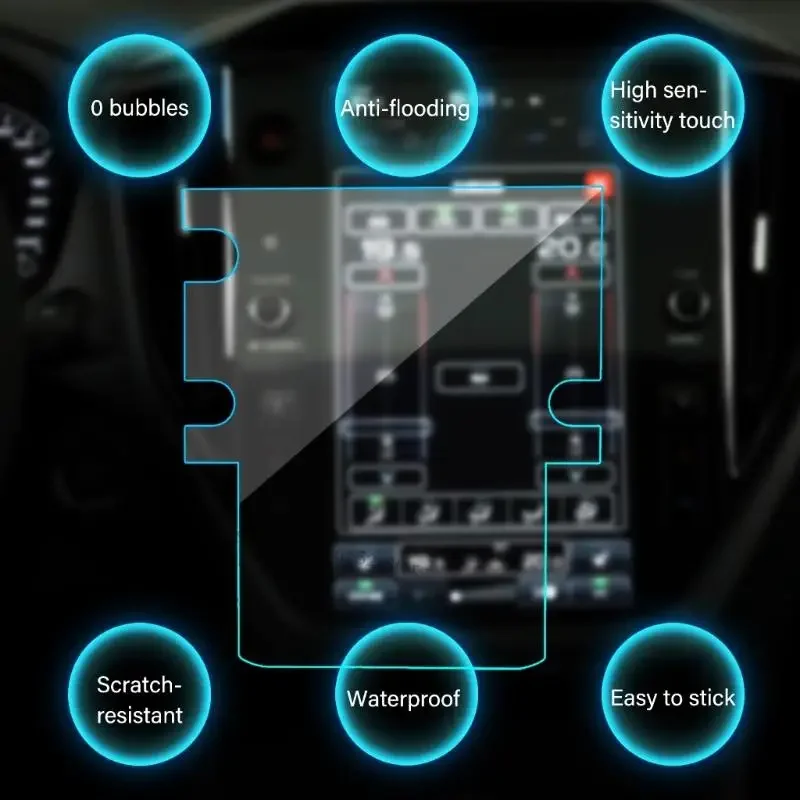 واقي شاشة التنقل في سيارة التصاق سيارة فورستر 2025 2026 نماذج 11.6 بوصة حارس السطح المقاوم