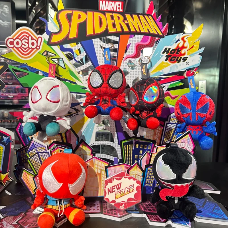 

Горячие игрушки Marvel Человек-паук Cosbi брелок серии слепая коробка с призраком Venom Spider Майлз Моралес Коллекционная подвеска в подарок