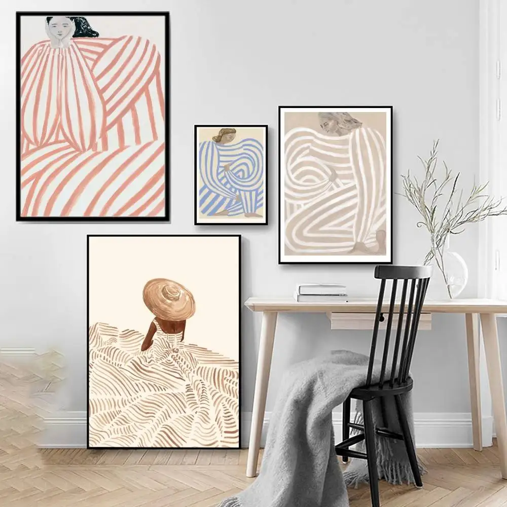 Garis Gadis Sofia Lind Poster High Quality Print Poster Waterproof Wall Art Movie Posters For Living Bedroom Retro Decor Gift