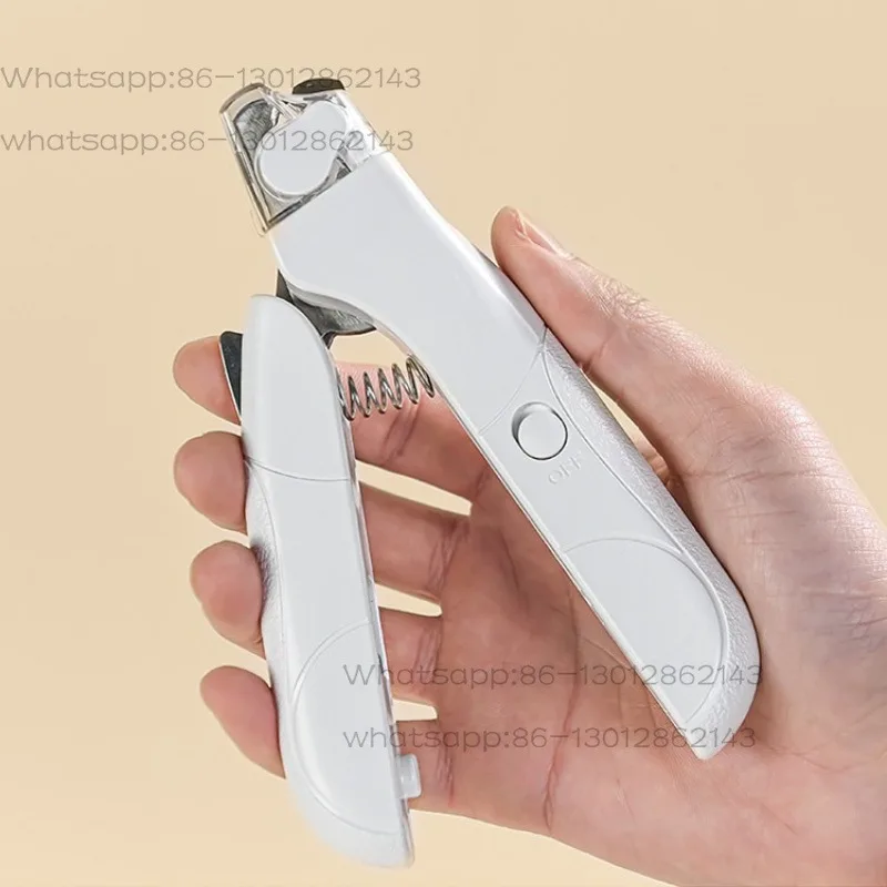 Pet LED kitten nail scissors anti-blood line special nail scissors artifact for beginners Universal for kittens and dogs