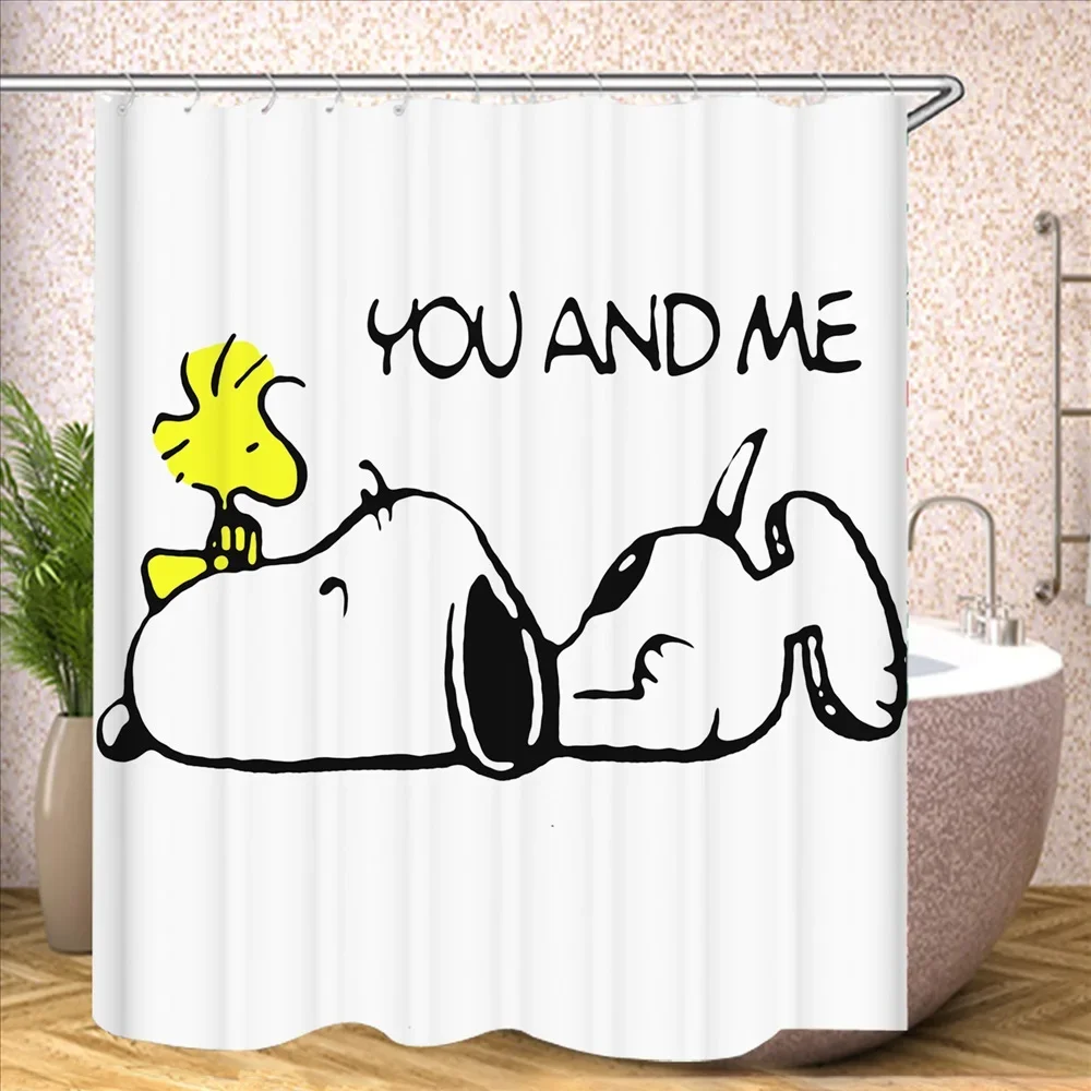 Snoopy Shower Curtain Set 3