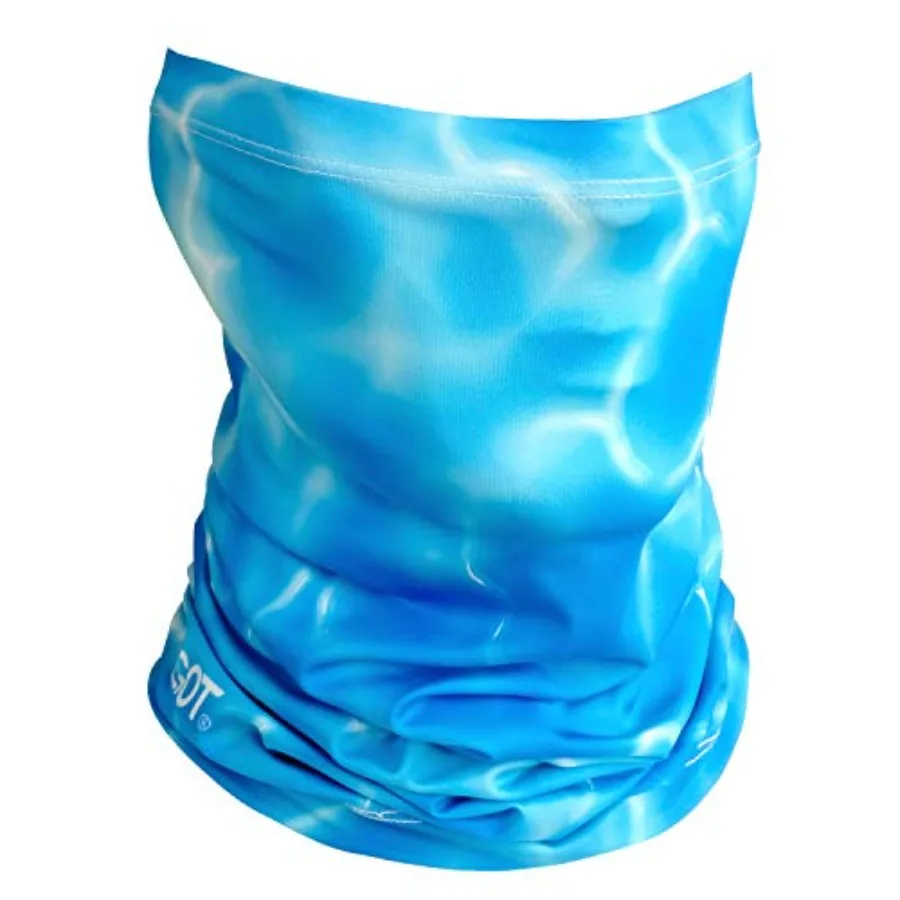 UPF 50+ Fishing Neck Gaiter - UV Face Mask Sun Protection for Men Women Moisture-Wicking, Quick-Drying, Built-in SPF, UVA/UVB B