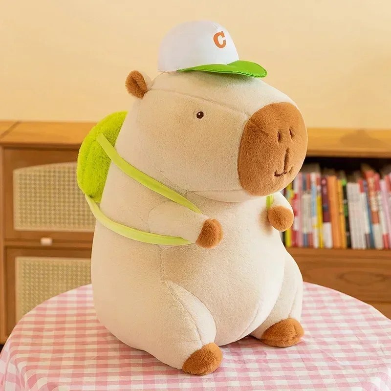 Capybara Plush Simulation Capibara Fluffty Toy Kawaii Plushie Cute Doll Stuffed Animals Soft Doll Plush Gift Kid Toys
