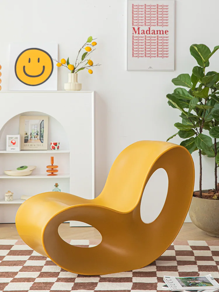 

Nordic Internet celebrity rocking chair living room home leisure chair designer balcony lazy lounge